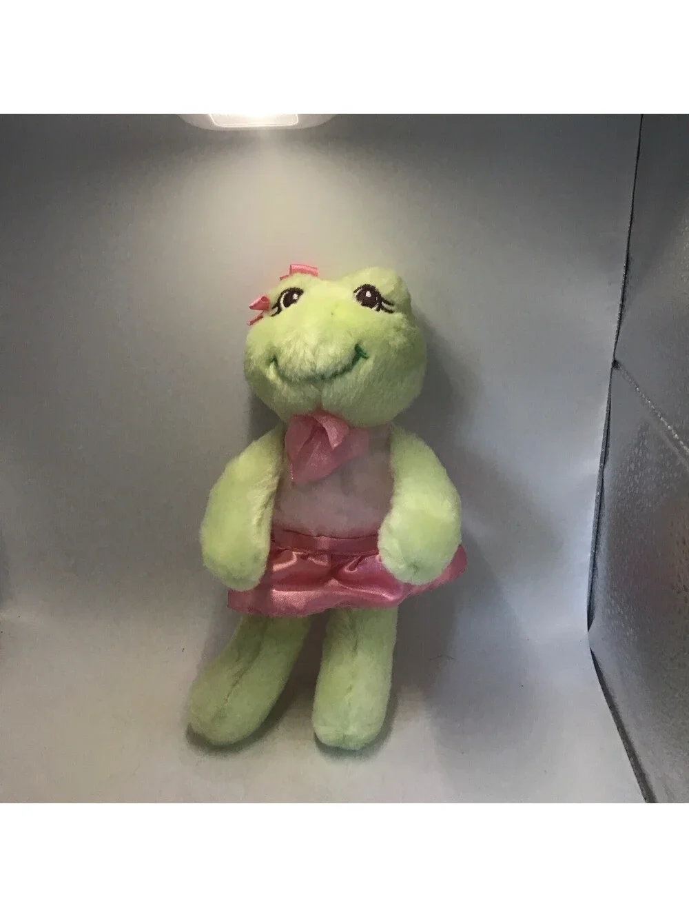 Aurora Ana Ballerina 8” Pink Tutu Light Green Plush Writing On Tag Stuffed